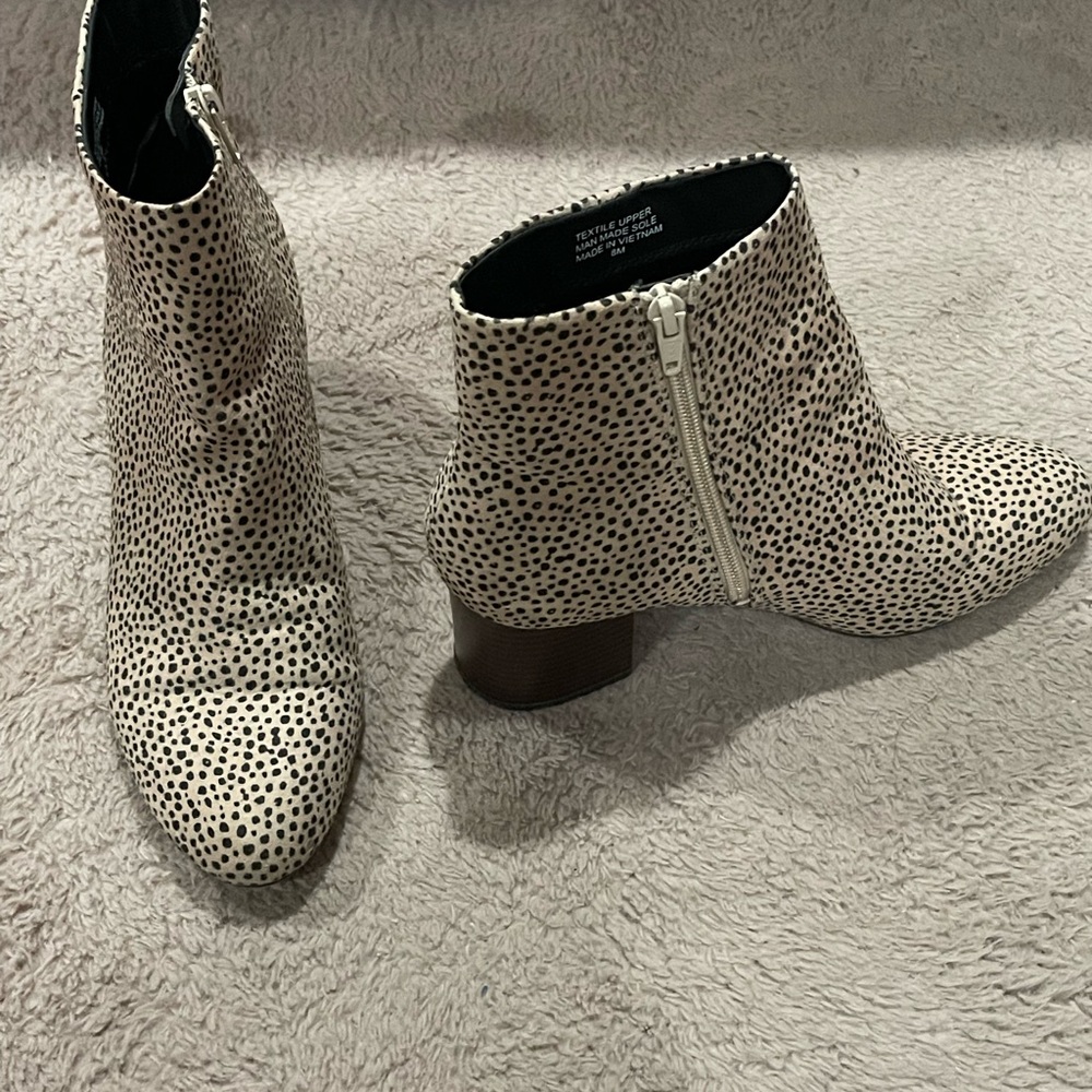 Loft print booties